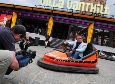 Freelance Cameraman Alain Declercq - Villa Vanthilt met Marcel Vanthilt in Kortrijk